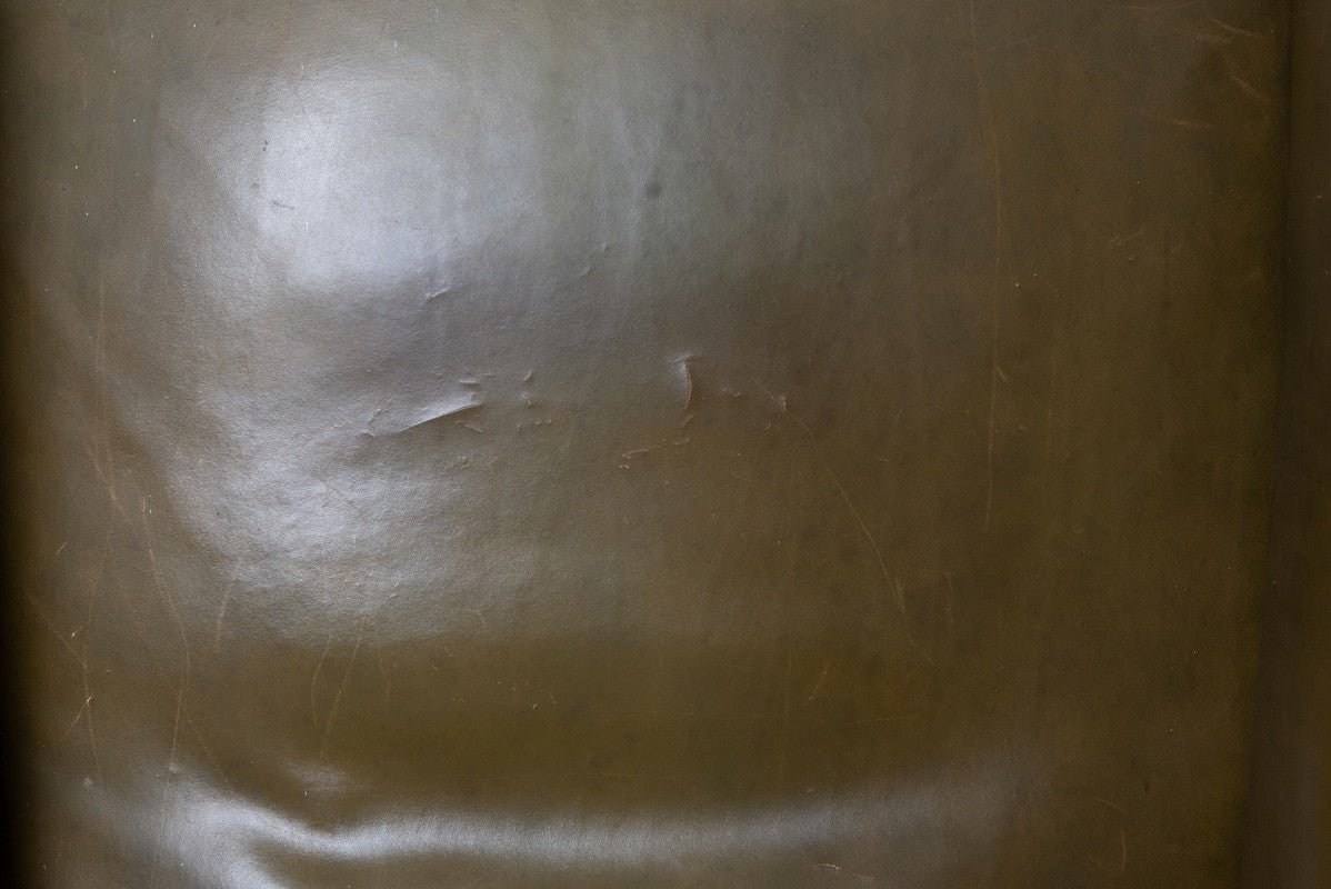 Coppia di poltrone chesterfield bergere inglese originale verde